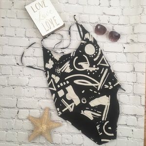 U O / Out from Under One Piece Body Swim Size M